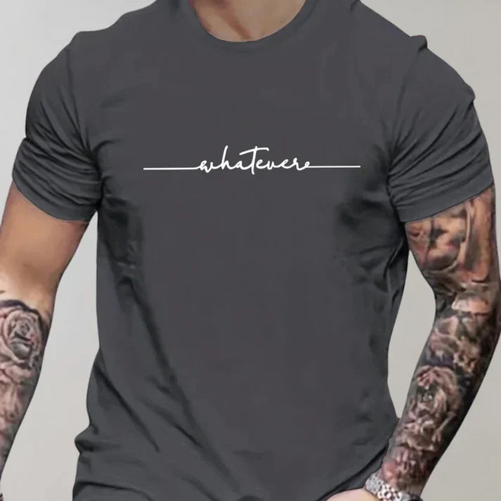 T-Shirt – Kurzärmeliges T-Shirt mit Rundhalsausschnitt für Männer-HauteBerlin