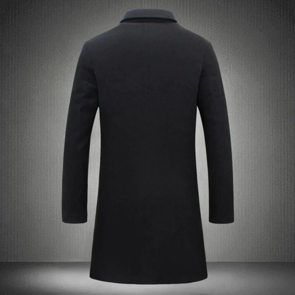 Morvant – Klassischer Herren Wollmantel aus Warmem Material für Herbst & Winter-HauteBerlin