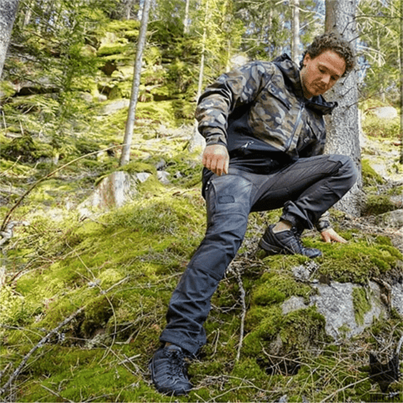Taktische Hose - Wasserdicht - Gerades Bein - Wander-Trekking-Hose - Herren Cargo-Hose-HauteBerlin