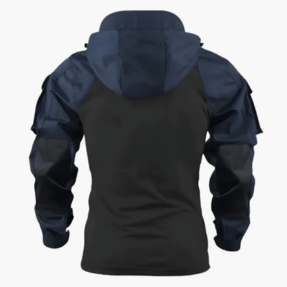 Taktische Jacke | Halb-Reißverschluss | Kapuze | Militärjacke | Herrenbekleidung-HauteBerlin