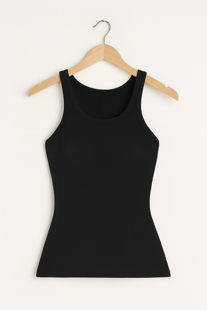 Tank-Top - Damen geripptes Slim Fit Top-HauteBerlin