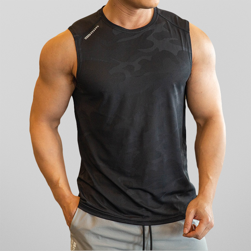 Tanktop | Ärmellos | Schnell trocknend | Trainingsshirt | Herren-Fitnessshirt-HauteBerlin