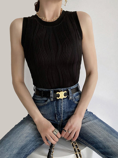 Tanktop – Ärmelloses Slim-Fit-Top für Damen-HauteBerlin