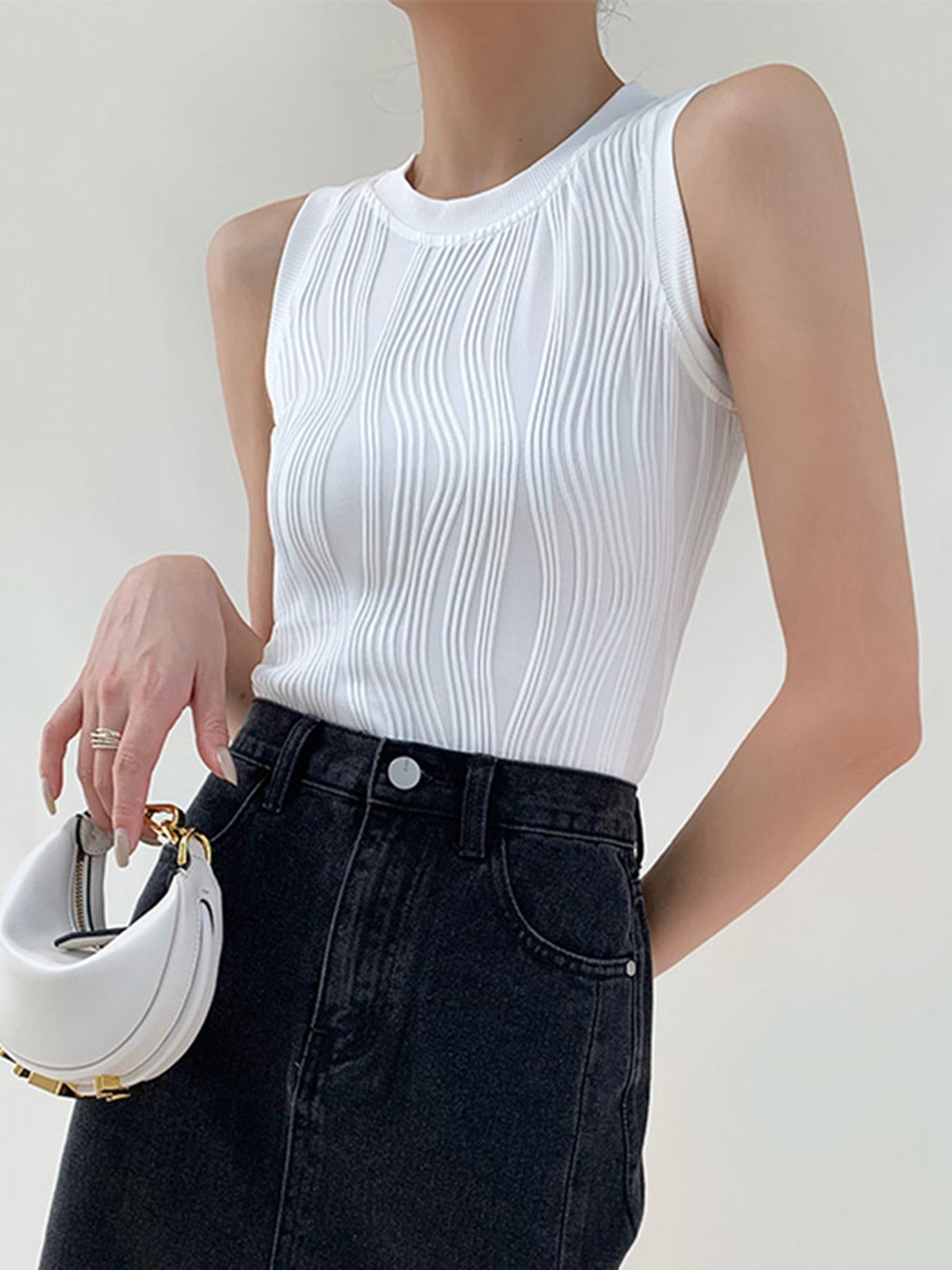 Tanktop – Ärmelloses Slim-Fit-Top für Damen-HauteBerlin
