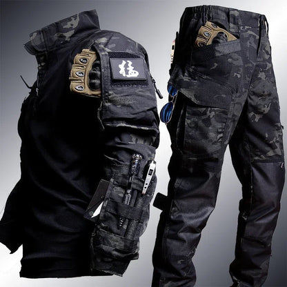Tarnset – Outdoor – Cargohosen – Militärkleidung – Taktisches Set-HauteBerlin
