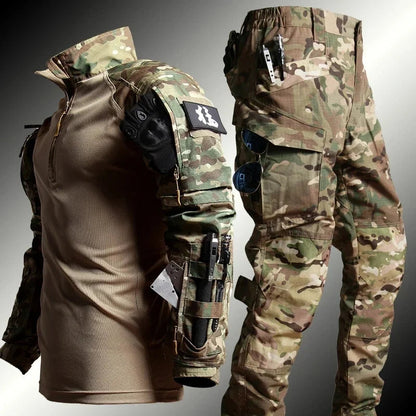 Tarnset – Outdoor – Cargohosen – Militärkleidung – Taktisches Set-HauteBerlin