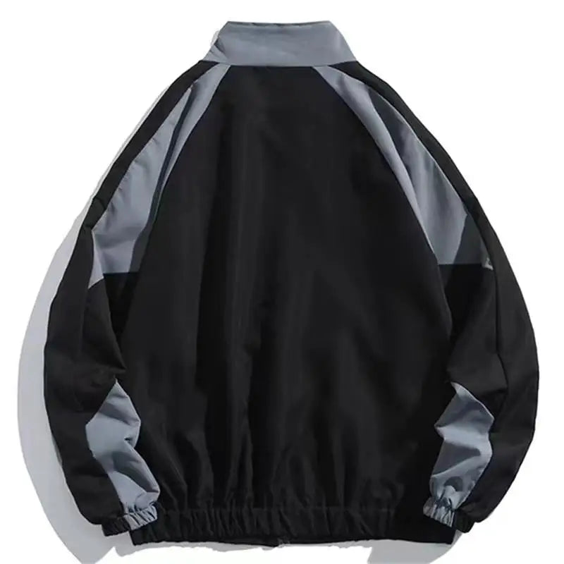 Trainingsjacke – mit Reißverschluss – Oversized – Windjacke – Herrenjacke-HauteBerlin