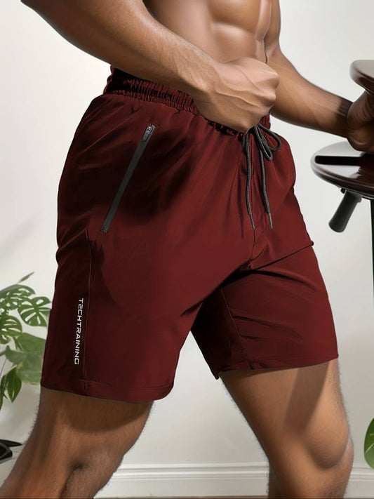 Trainingsshorts | Schnell trocknend | Elastische Taille | Gymnastikshorts | Herrenshorts-Chaps Herrenmode