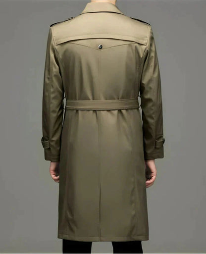 Trenchcoat - Zweireiher - Mittellang - Herrenjacke - Herbstjacke-HauteBerlin