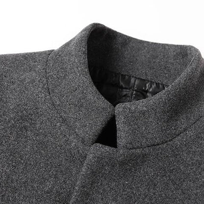 Trenchcoat aus Wolle - Einreihig - Mittellang - Trenchcoat - Herrenjacken-HauteBerlin