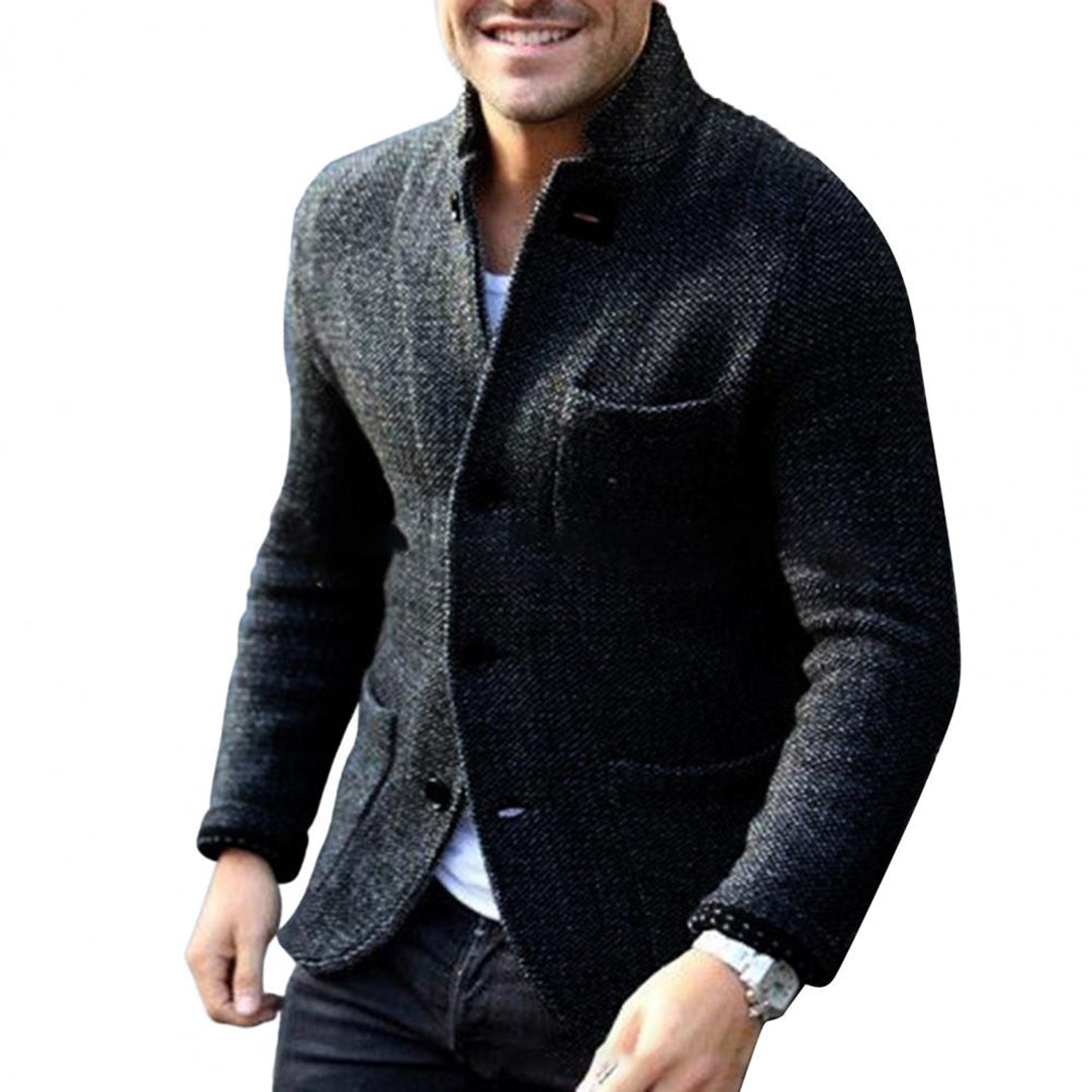 Tweedjacke – Einreihig – Taschen – Blazerjacke – Herrenjacke-HauteBerlin