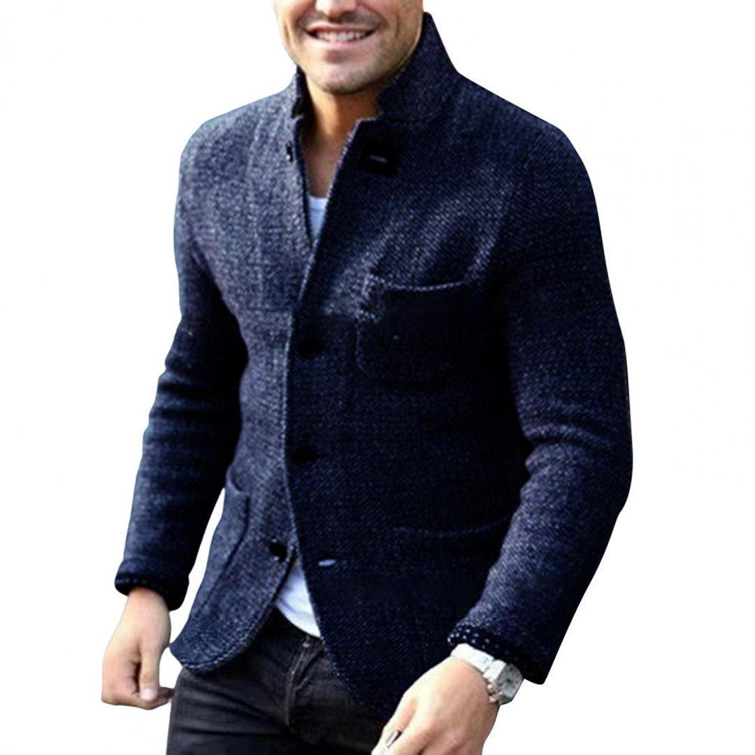 Tweedjacke – Einreihig – Taschen – Blazerjacke – Herrenjacke-HauteBerlin