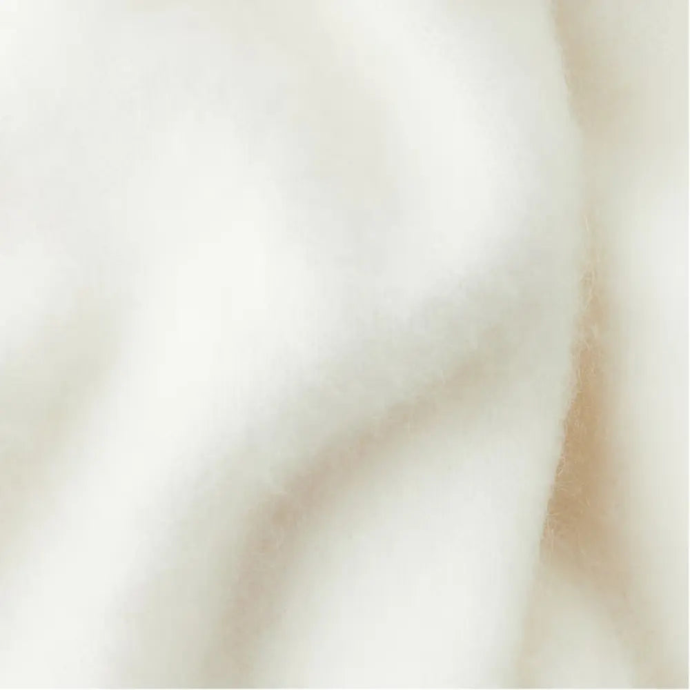 Übergroßer Pullover – Weiß – Pullover – Strickpullover – Damenpullover-HauteBerlin