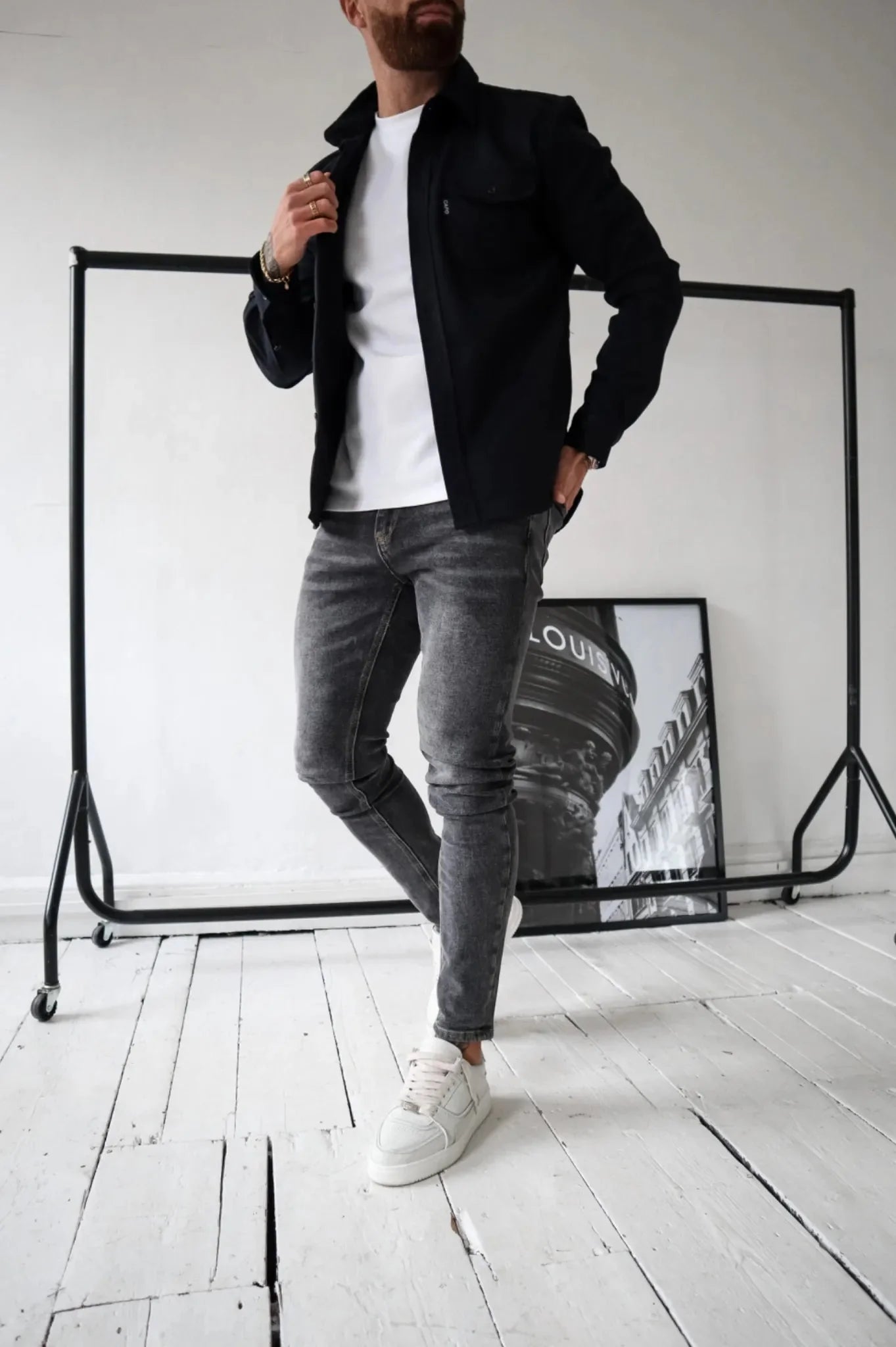 Überhemd | Brusttaschen | Button-Up | Hemdjacke | Herrenbekleidung-HauteBerlin
