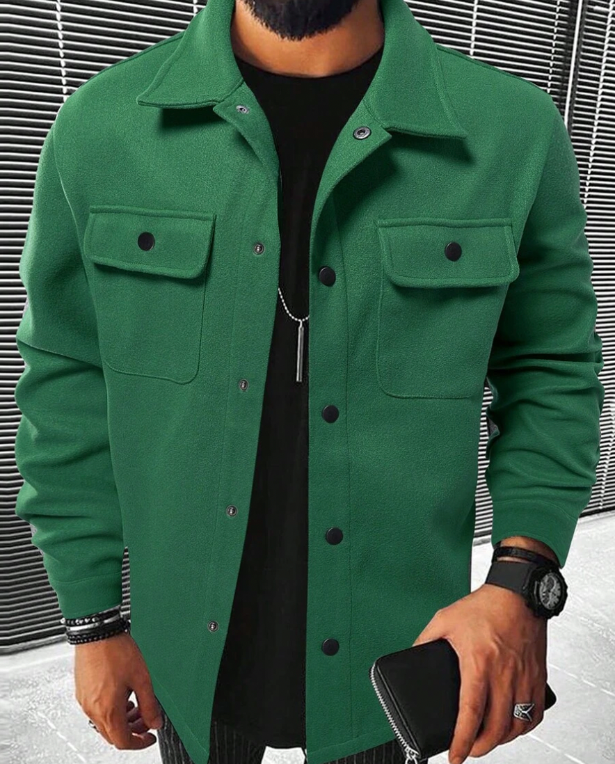 Überhemd | Warm | Button-Up | Hemdjacke | Herrenhemden-HauteBerlin