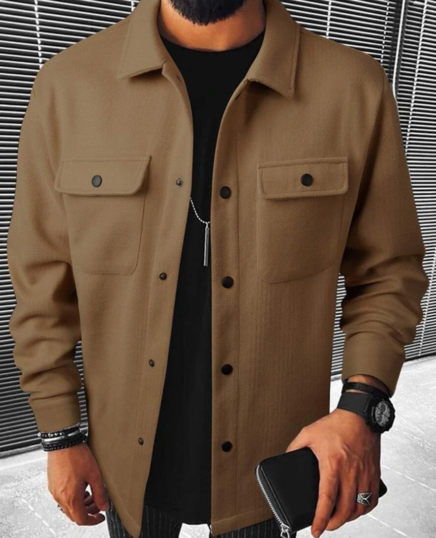 Überhemd | Warm | Button-Up | Hemdjacke | Herrenhemden-HauteBerlin