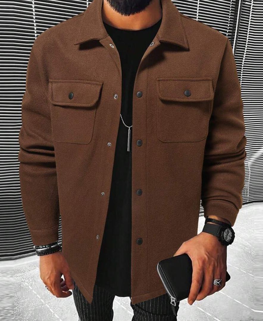 Überhemd | Warm | Button-Up | Hemdjacke | Herrenhemden-HauteBerlin