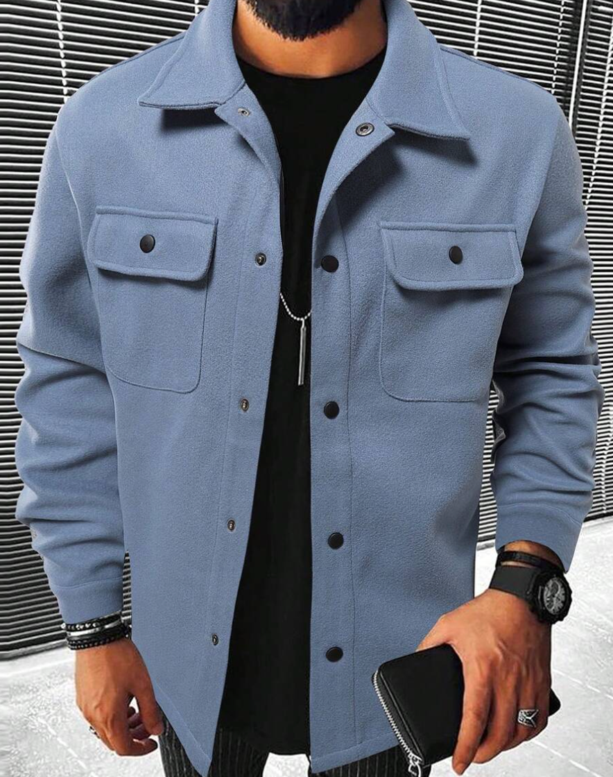 Überhemd | Warm | Button-Up | Hemdjacke | Herrenhemden-HauteBerlin