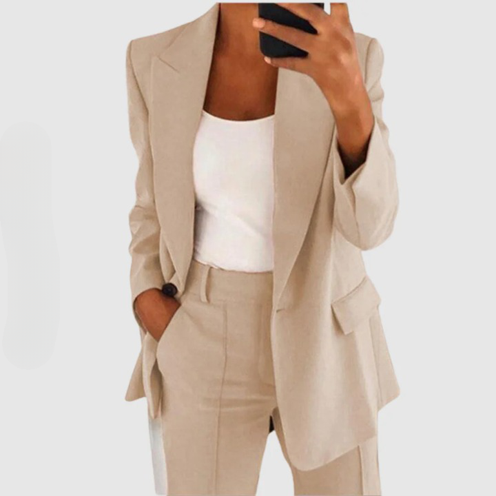 Blazer und Hose Set | Formal | High Waist | Blazer Set | Damen Set Co-Ord