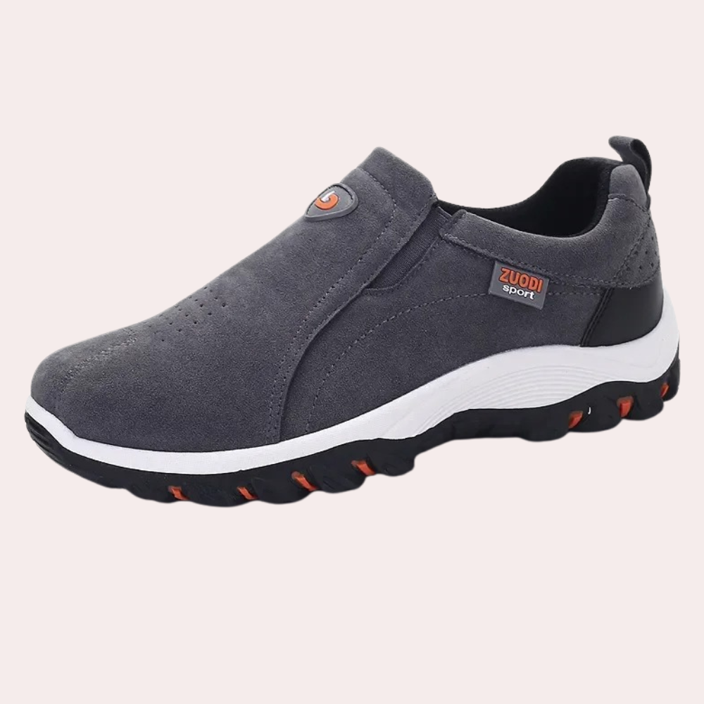 Walking-Schuhe – Herren-Orthopädieschuhe mit Gummisohle zum Hineinschlüpfen-HauteBerlin
