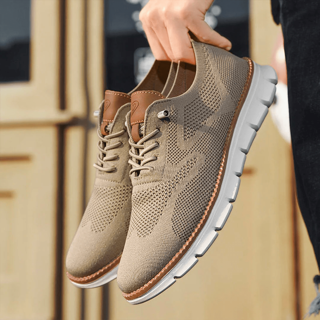 Wanderschuhe | Slip-On | Ergonomisch | Mesh-Sneaker | Herrenschuhe-HauteBerlin