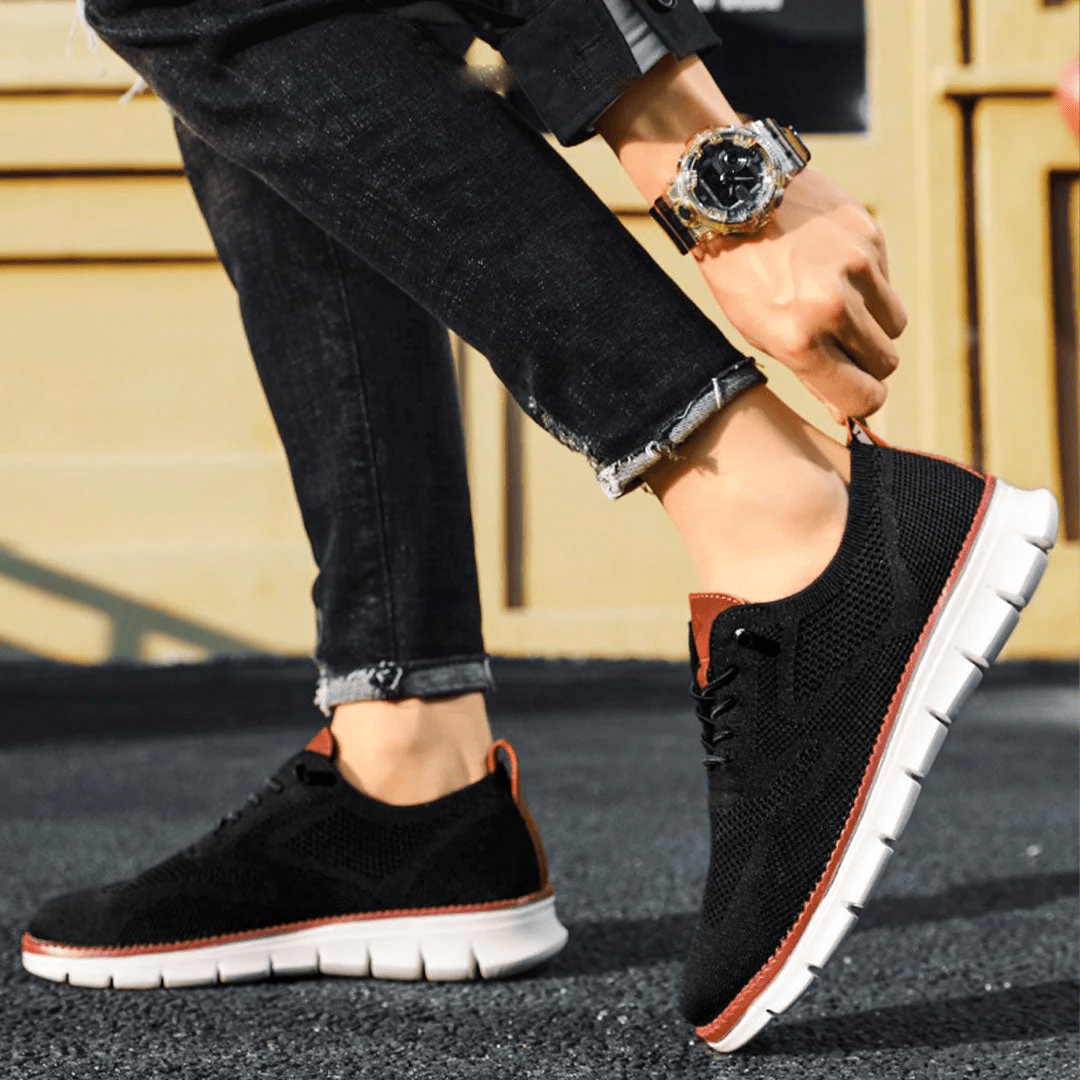 Wanderschuhe | Slip-On | Ergonomisch | Mesh-Sneaker | Herrenschuhe-HauteBerlin