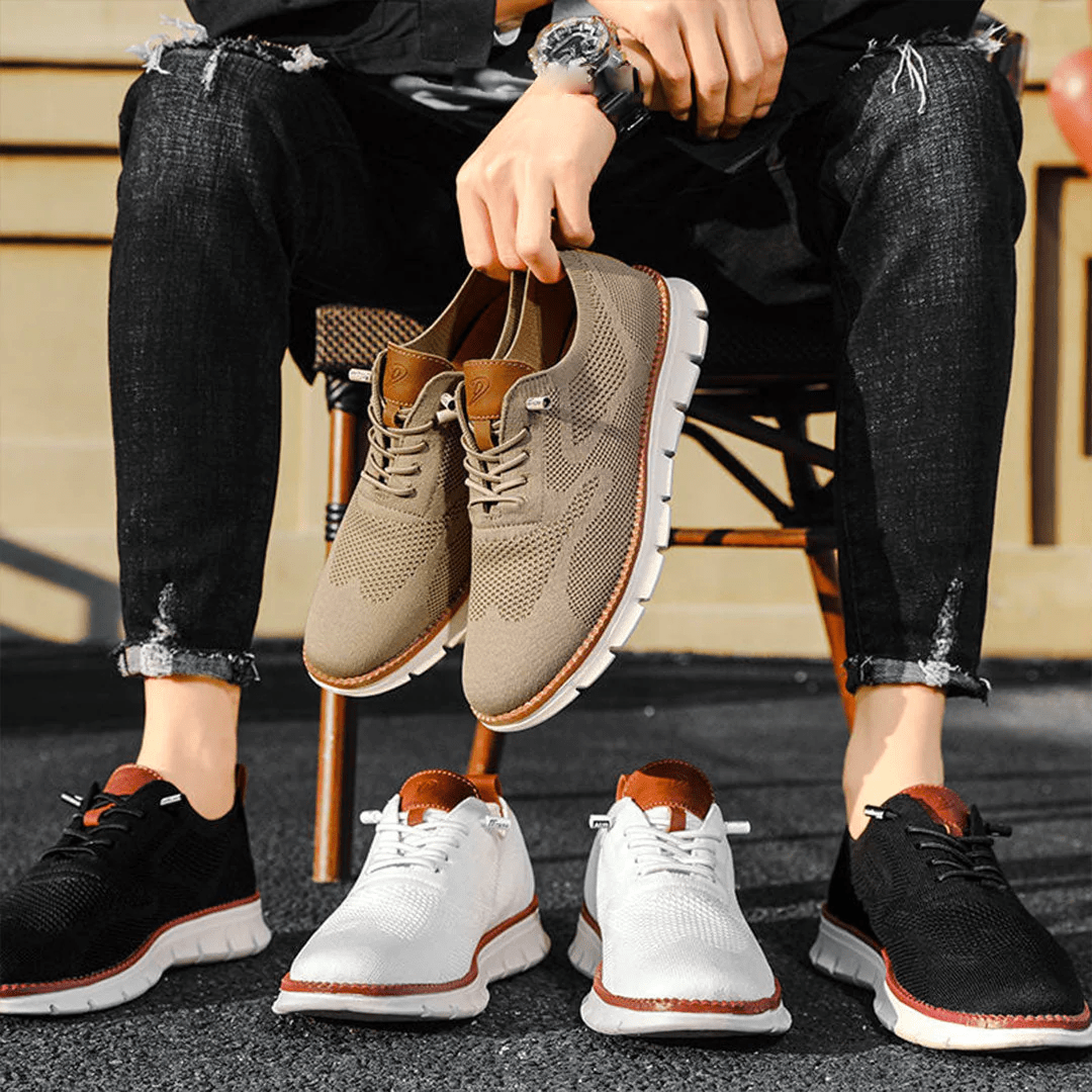 Wanderschuhe | Slip-On | Ergonomisch | Mesh-Sneaker | Herrenschuhe-HauteBerlin