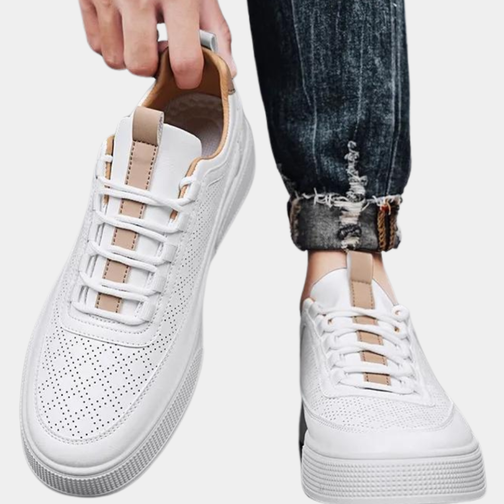 Weiße Sneakers - Leichte Slip-On Sneakers für Männer für den Sommer-HauteBerlin
