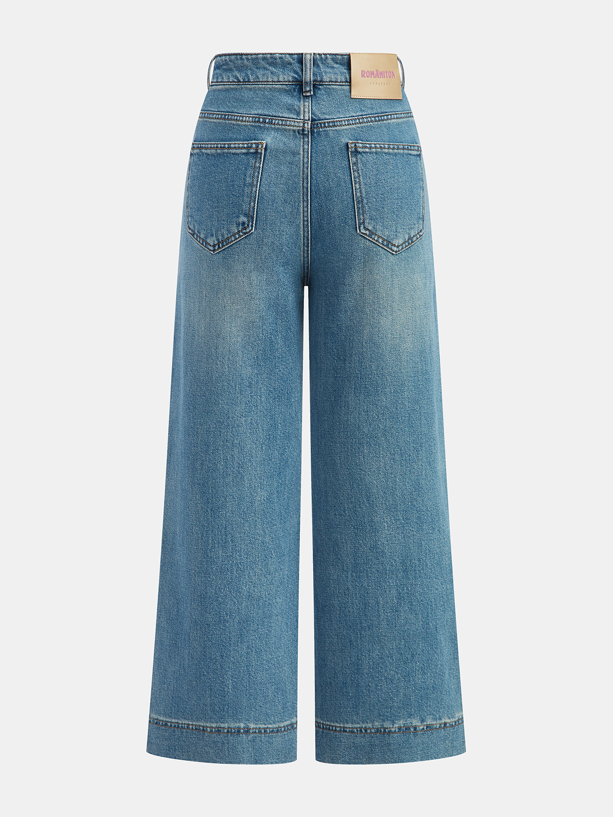 Weite Jeans | Blau | Locker sitzend | Hohe Taille | Damenjeans-HauteBerlin