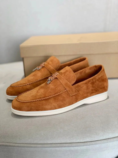 Wildleder-Loafers | Leder | Slip-On | Herren-Anzugschuhe | Loafers-HauteBerlin