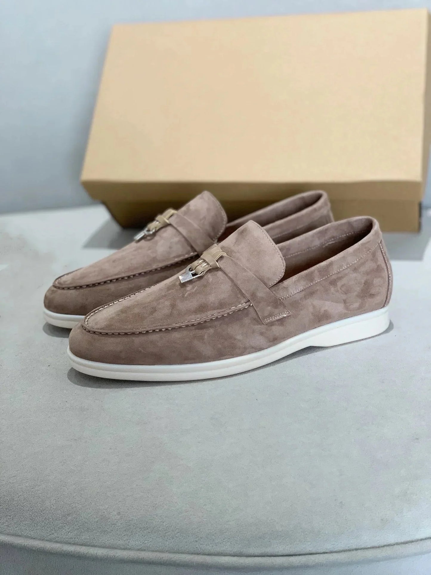Wildleder-Loafers | Leder | Slip-On | Herren-Anzugschuhe | Loafers-HauteBerlin