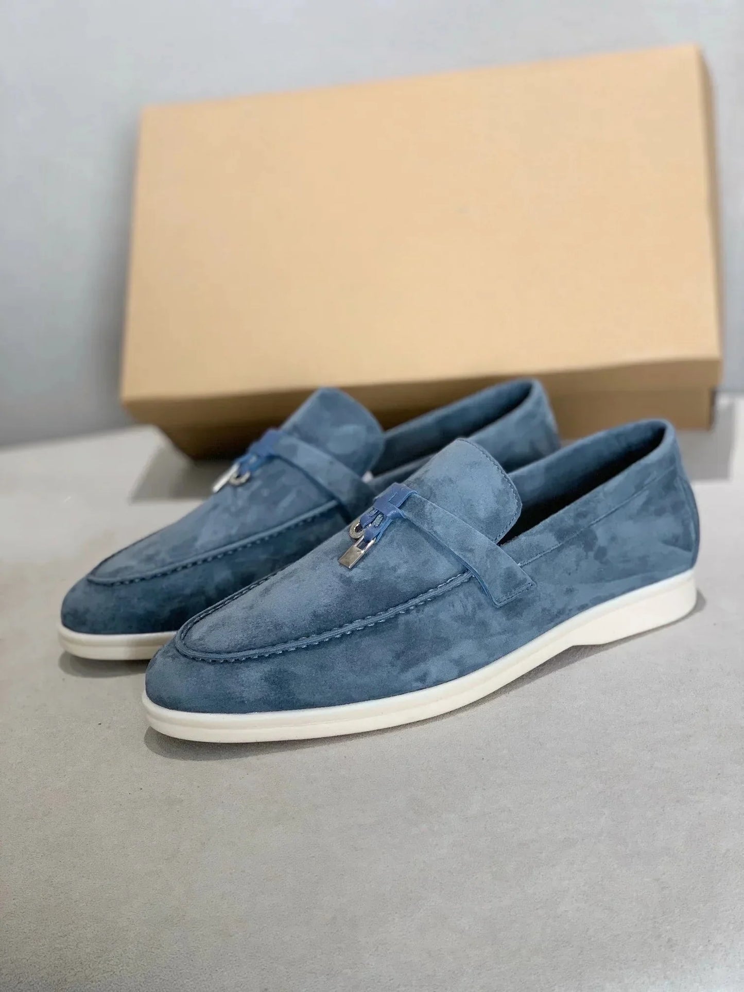 Wildleder-Loafers | Leder | Slip-On | Herren-Anzugschuhe | Loafers-HauteBerlin