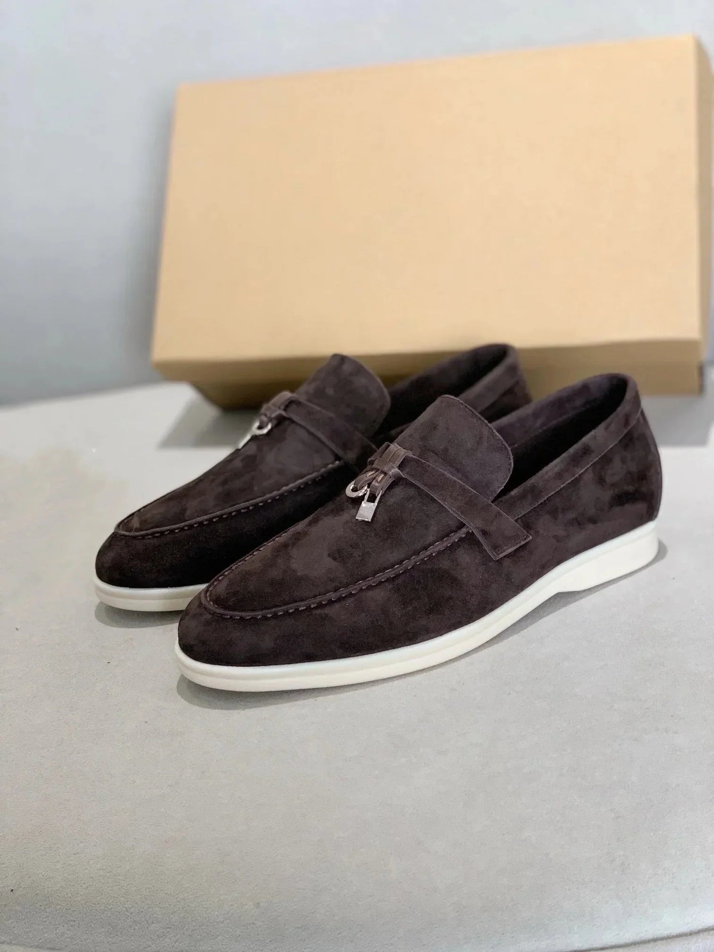Wildleder-Loafers | Leder | Slip-On | Herren-Anzugschuhe | Loafers-HauteBerlin