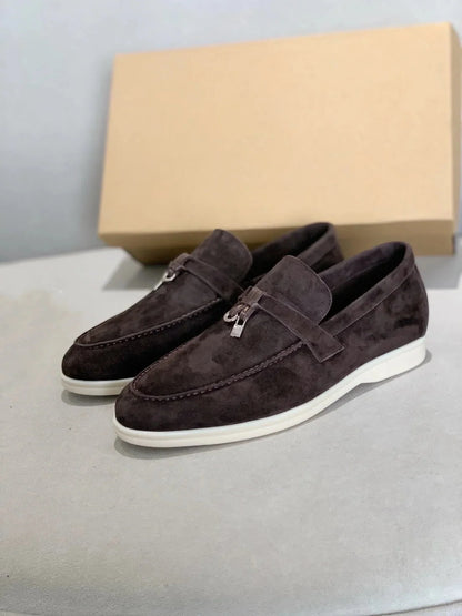 Wildleder-Loafers | Leder | Slip-On | Herren-Anzugschuhe | Loafers-HauteBerlin