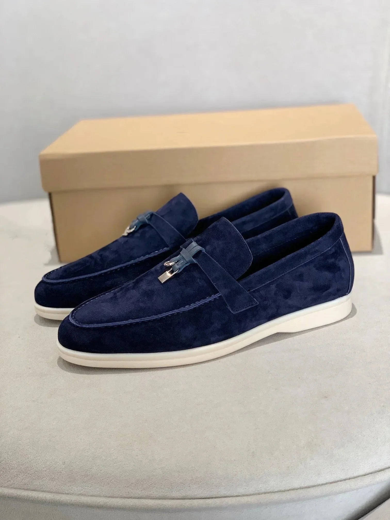 Wildleder-Loafers | Leder | Slip-On | Herren-Anzugschuhe | Loafers-HauteBerlin