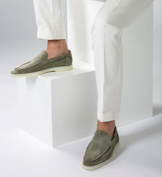 Wildleder Loafers - Stylish - Slip-On - Leder Loafers - Herrenschuhe-HauteBerlin