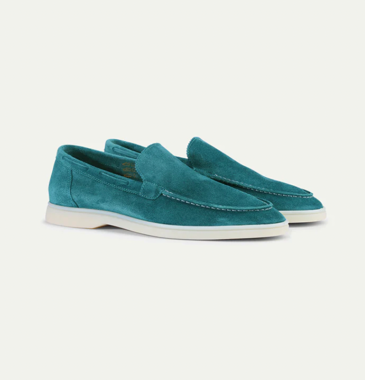 Wildleder-Slipper – zum Hineinschlüpfen – bequem – Lederslipper – Herrenschuhe-HauteBerlin