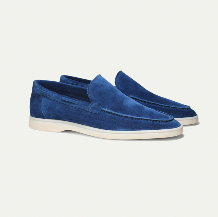 Wildleder-Slipper – zum Hineinschlüpfen – bequem – Lederslipper – Herrenschuhe-HauteBerlin