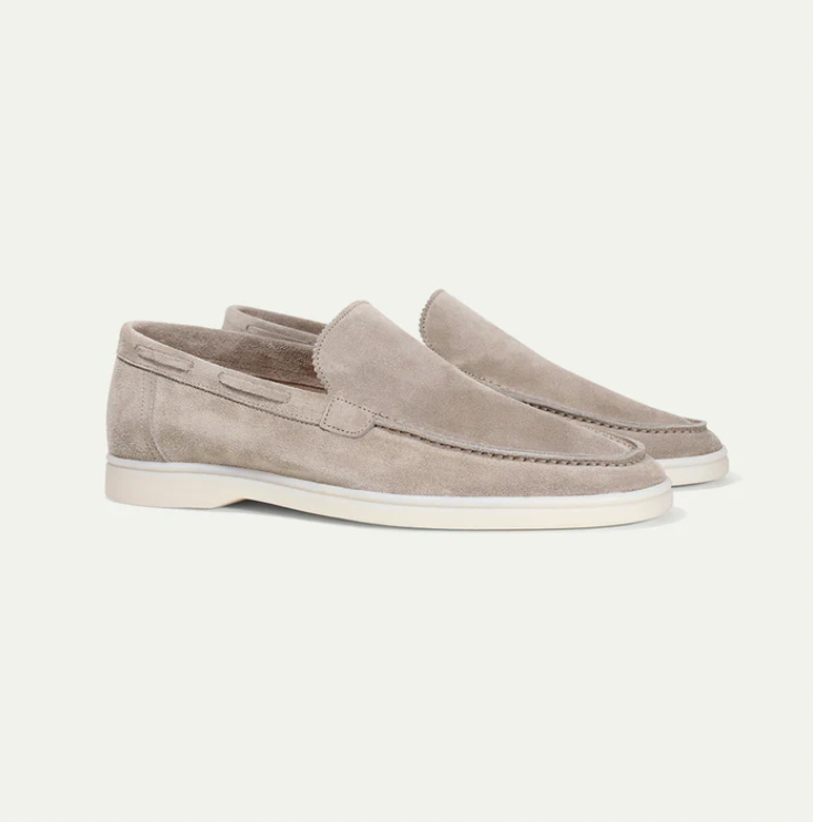 Wildleder-Slipper – zum Hineinschlüpfen – bequem – Lederslipper – Herrenschuhe-HauteBerlin