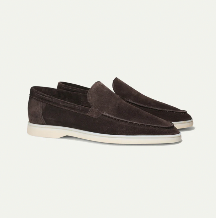 Wildleder-Slipper – zum Hineinschlüpfen – bequem – Lederslipper – Herrenschuhe-HauteBerlin