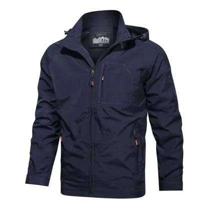 Windbreaker Jacke - Wasserdichte Outdoorjacke mit Kapuze für Männer-HauteBerlin
