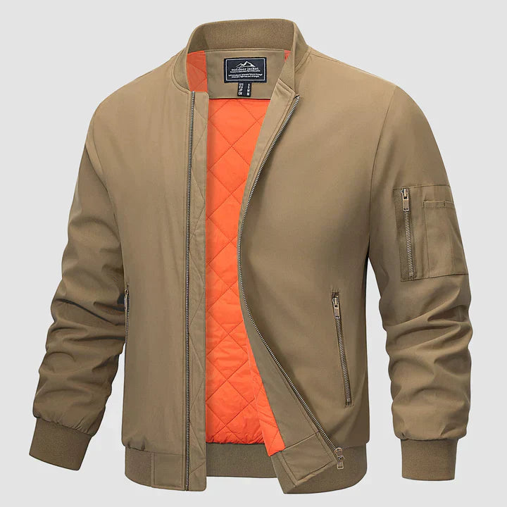 Winddichte Jacke | Reißverschluss | Leicht | Bomberjacke | Herrenjacke-HauteBerlin