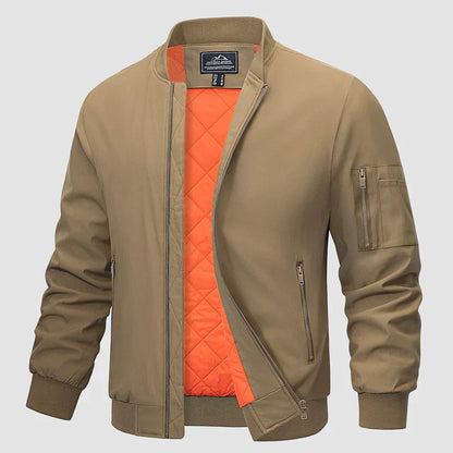 Winddichte Jacke | Reißverschluss | Leicht | Bomberjacke | Herrenjacke-HauteBerlin