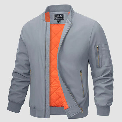 Winddichte Jacke | Reißverschluss | Leicht | Bomberjacke | Herrenjacke-HauteBerlin