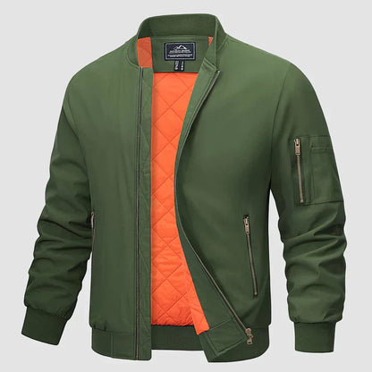 Winddichte Jacke | Reißverschluss | Leicht | Bomberjacke | Herrenjacke-HauteBerlin