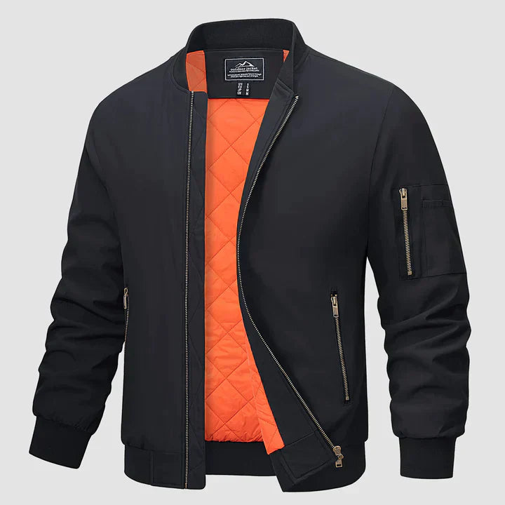 Winddichte Jacke | Reißverschluss | Leicht | Bomberjacke | Herrenjacke-HauteBerlin