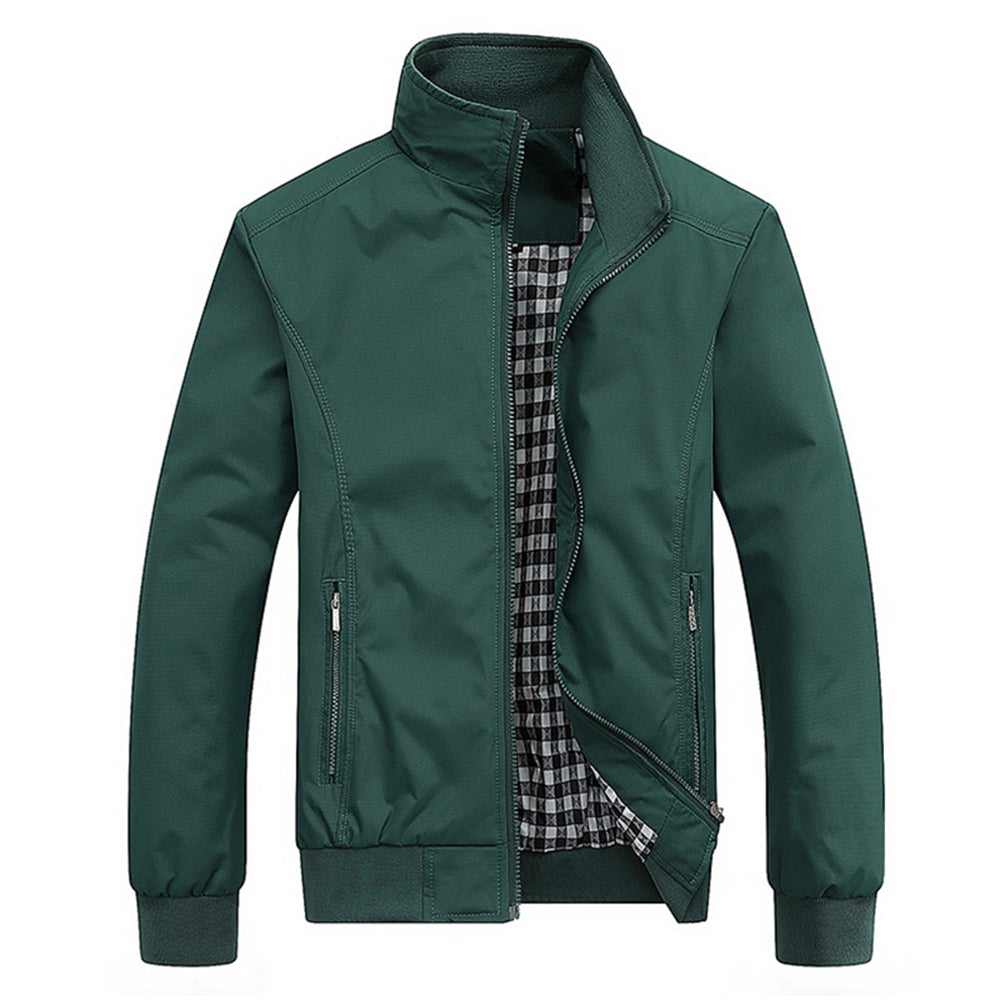 Winddichte Jacke | Reißverschluss | Wasserdicht | Harrington-Jacke | Herrenjacken-HauteBerlin