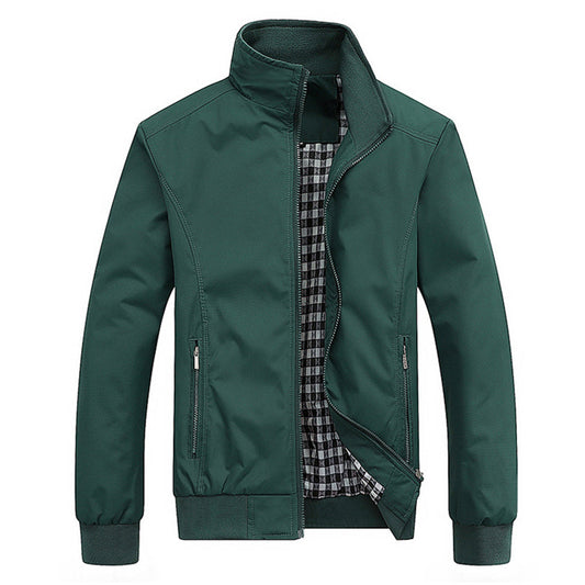 Winddichte Jacke | Reißverschluss | Wasserdicht | Harrington-Jacke | Herrenjacken-HauteBerlin