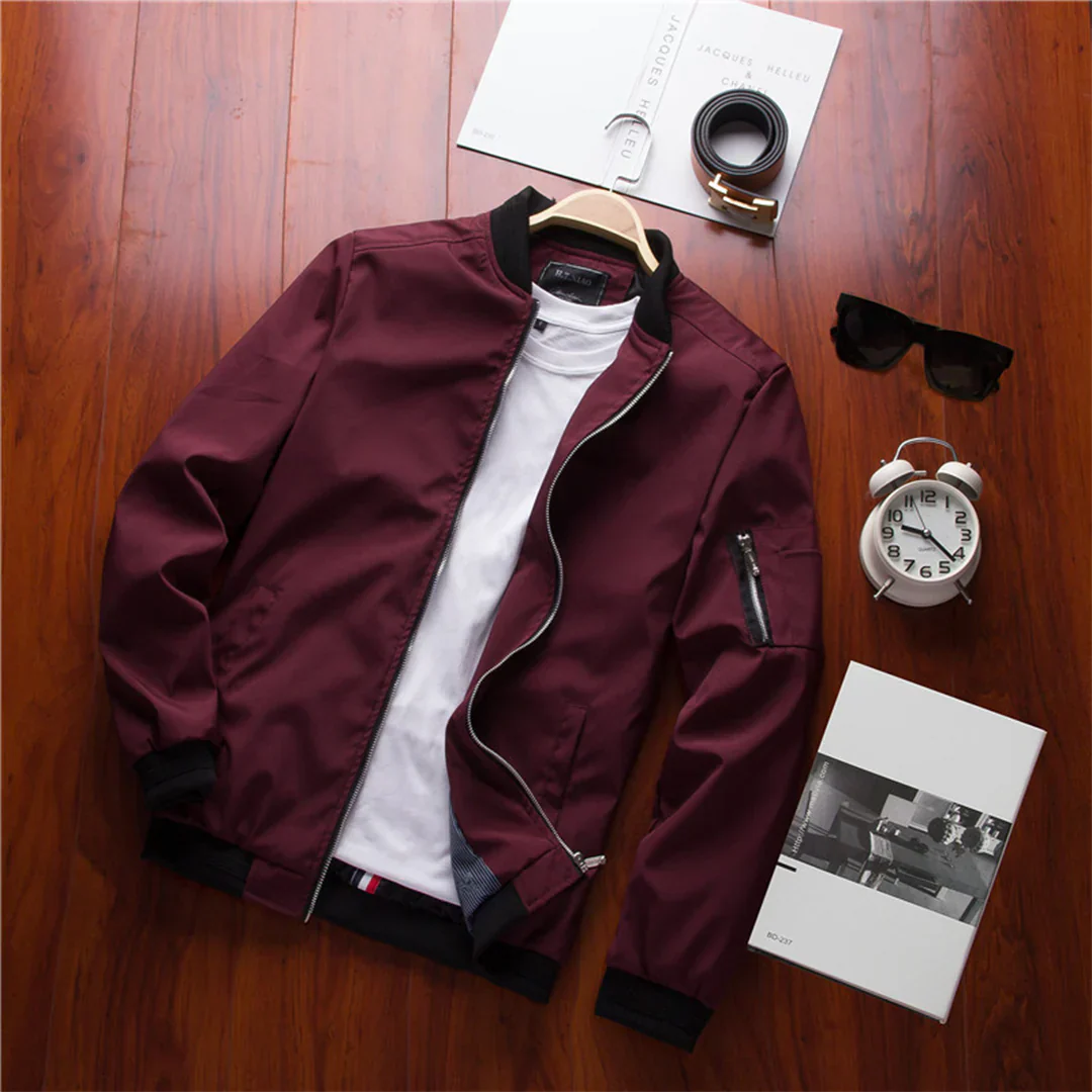 Winddichte Jacke – wasserdicht – Herbst – Bomberjacke – Herrenjacke-HauteBerlin