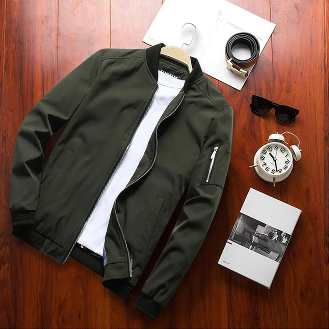 Winddichte Jacke – wasserdicht – Herbst – Bomberjacke – Herrenjacke-HauteBerlin